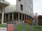 piliers, nouvel immeuble en chantier, hôpital Sainte-Anne